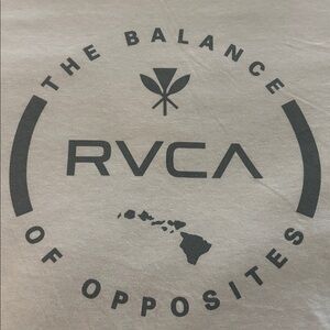 RVCA The Balance of Opposites UNISEX Shirt - Medium - Hawai'i